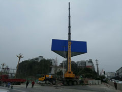 成都市简阳市三面广告牌